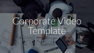 Corporate Video Template Editable [upl. by Rekoob]