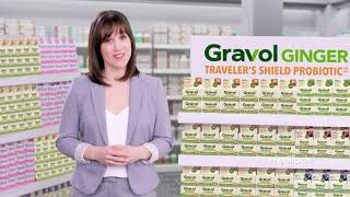 Gravol Ginger Travelers Shield Probiotic 15 [upl. by Yesnnyl]