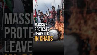 MASSIVE Protests Leave DC in Chaos shorts israel protest [upl. by Upshaw157]