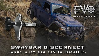 Jeep Sway Bar Disconnect for Wrangler Gladiator and Ram Power Wagon [upl. by Nipsirc]