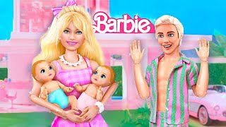 Barbie Family in Real Life 30 Doll Hacks and Crafts [upl. by Ardnayek]