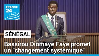 Le président élu au Sénégal promet un quotchangement systémiquequot • FRANCE 24 [upl. by Mosi]