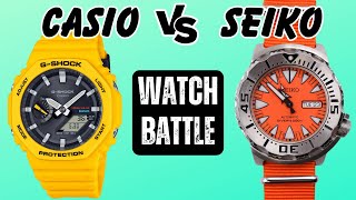 Casio vs Seiko Who make the BEST travel watch [upl. by Eilyak]