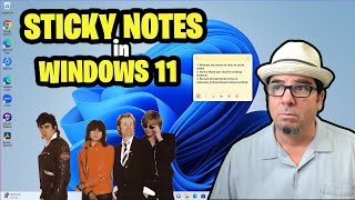 How to Use Sticky Notes in Windows 11 [upl. by Anawal]