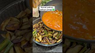 Parmak yedirten patlıcan yemeği ❤️ pratiktarifler patlıcanlıtarifler recipe food eggplant [upl. by Massimiliano549]