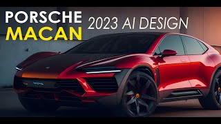 Porsche Macan All New Facelift Concept Car AI Design [upl. by Eresed]