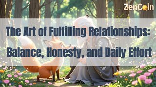 The Art of Fulfilling Relationships Balance Honesty and Daily Effort  𝐙𝐞𝐧 𝐂𝐨𝐢𝐧 [upl. by Eilraep]