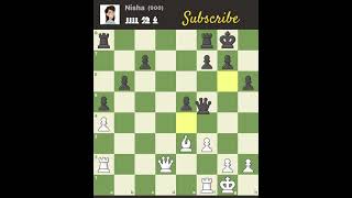 Ponziani Opening Jaenisch Neumann Gambit Nisha 900 bot chess [upl. by Gnivre]