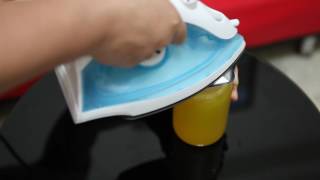 How to seal a bottle with an iron [upl. by Tabib]