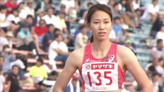 女子200ｍ 決勝 第100回日本陸上競技選手権大会 [upl. by Lerak]