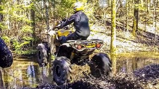 Can Am Renegade Lifted Xtreme Mudding [upl. by Eneli705]