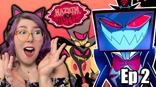 FALLING FOR VOX  Hazbin Hotel Episode 2 REACTION  Zamber Reacts [upl. by Enavi]