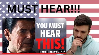 INCREDIBLE Ronald Reagans Speech NO ONE Wants To Hear British Guy Reacts [upl. by Currey370]