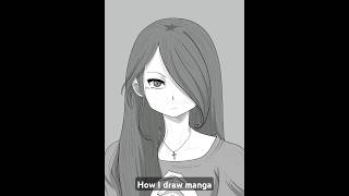 How I draw mangadrawing art anime sketch manga mangadrawing animedrawing mangaart animeart [upl. by Douglass]