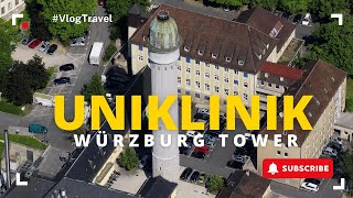 Famous Uniklinik Tower in Würzburg Germany 🇩🇪 [upl. by Happy]