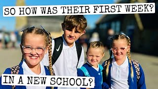 HOW WAS THEIR FIRST WEEK IN A NEW SCHOOL  BACK TO SCHOOL SPECIAL Vlog [upl. by Roby]