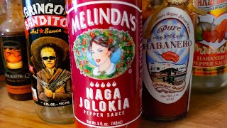 Пробуем Экстремально острый соус  Melinda Naga Jolokia Pepper Sauce  Перец призрак внутри  Жгучий [upl. by Aitenev]