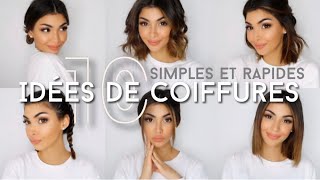 💁🏻‍♀️ 10 IDEES DE COIFFURE sur CHEVEUX COURTS Simples et Rapides  Lisa Ngo [upl. by Berkshire]