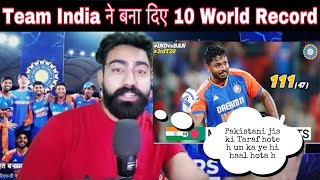 IND vs BAN  Team India ने बना दिए 10 World Record  IND VS BAN 3RD T20 sanjusamson 11147 [upl. by Oralia281]