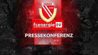 Pressekonferenz nach dem Regionalligaspiel FC Energie Cottbus vs FSV Luckenwalde [upl. by Spring]