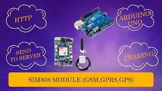 GPS Tracking System  ARDUINO UNO with SIM808 GPSGSMGPRS Module Send Data to web server real time [upl. by Waverly868]