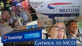 Pre Travel DayOrlando Florida Travel Day OctoberBritish AirwaysGATWICKMCO CUniversal Dockside [upl. by Obed]