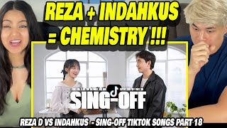 WHAT CHEMISTRY  REACTION to Reza Darmawangsa vs INDAHKUS  SINGOFF TIKTOK SONGS PART 18 [upl. by Devora317]