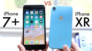 iPHONE XR Vs iPHONE 7 PLUS Should You Upgrade Speed Comparison Review [upl. by Brigitta]