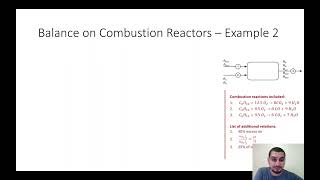 Mass balance in English  52  Combustion example 2 [upl. by Enieledam]