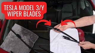 How to Change Tesla Model 3 amp Tesla Model Y Windshield Wiper Blades [upl. by Hepza]