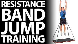 How To Increase Your Vertical Jump Using Resistance Bands [upl. by Orgel]