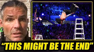 Jeff Hardy Reveals The SCARIEST Swanton Bomb Hes Ever Hit [upl. by Enyr]