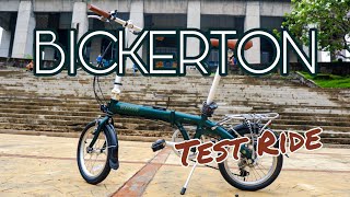 Bickerton Pilot 1407 Folding Bike  Test Ride [upl. by Millur191]