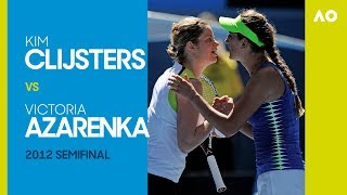 Kim Clijsters v Victoria Azarenka  Australian Open 2012 Semifinal  AO Classics [upl. by Ttik]