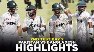 Full Highlights  Pakistan vs Bangladesh  2nd Test Day 2 2024  PCB  M8A1K [upl. by Dulla]