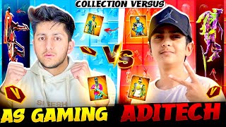 As Gaming Vs Aditech Collection War Only Rare Bundle Challenge 😍  Garena Free Fire [upl. by Averil]