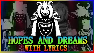 Hopes And Dreams  With Lyrics Undertale Lyrical Cover Happy 7th Anniversary Undertale [upl. by Nilrac367]