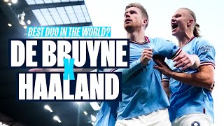 BEST DUO IN THE WORLD  Every goal from Kevin De Bruyne and Erling Haaland combining this season [upl. by Errised340]