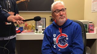 CHCSF Maddon discusses Quintanas outing in loss [upl. by Airdnala]