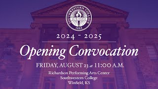 2024 Opening Convocation  Southwestern College [upl. by Aniale978]