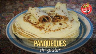 Panqueques creps libres de gluten sin TACC apto para celíacos [upl. by Anivlek819]