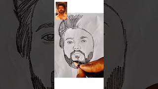 TVk Vijay drawing trending drawing vijaydrawing oviyanravi art [upl. by Cotsen646]