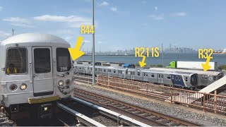 R211S  R32 amp R44  Clifton Station  Staten Island Railway [upl. by Reyem]