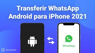 Transferir WhatsApp Android Para iPhone 2023  Mais Simples amp Útil [upl. by Aenert683]