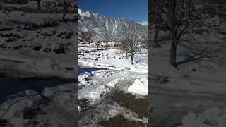 Who like snow falling 🌨🌨🌨 subscribe travel explore Pakistanbeauty snowfall kalam like share [upl. by Notyrb41]