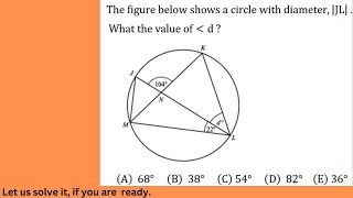 What Is The Value Of Angle d° [upl. by Lyreb]