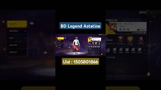 BD Legend Astatine FF  Id Reaction  freefire astatine [upl. by Riana21]