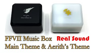 Final Fantasy VII Remake Music Boxes Aeriths Theme and Main Theme Amazing REAL SOUND Unboxing [upl. by Noonberg39]