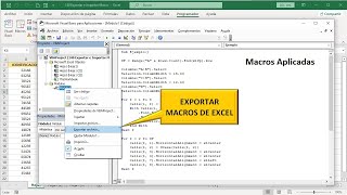 Exportar e Importar Macros en Excel [upl. by Morocco]