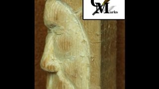 How to carve a simple wood spirit Pt1 [upl. by Nnanaej647]